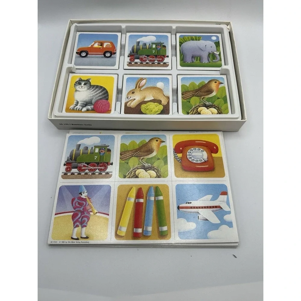 Vintage Lotto 1966  Ravensburger  lotto game‎ GOOD Complete
